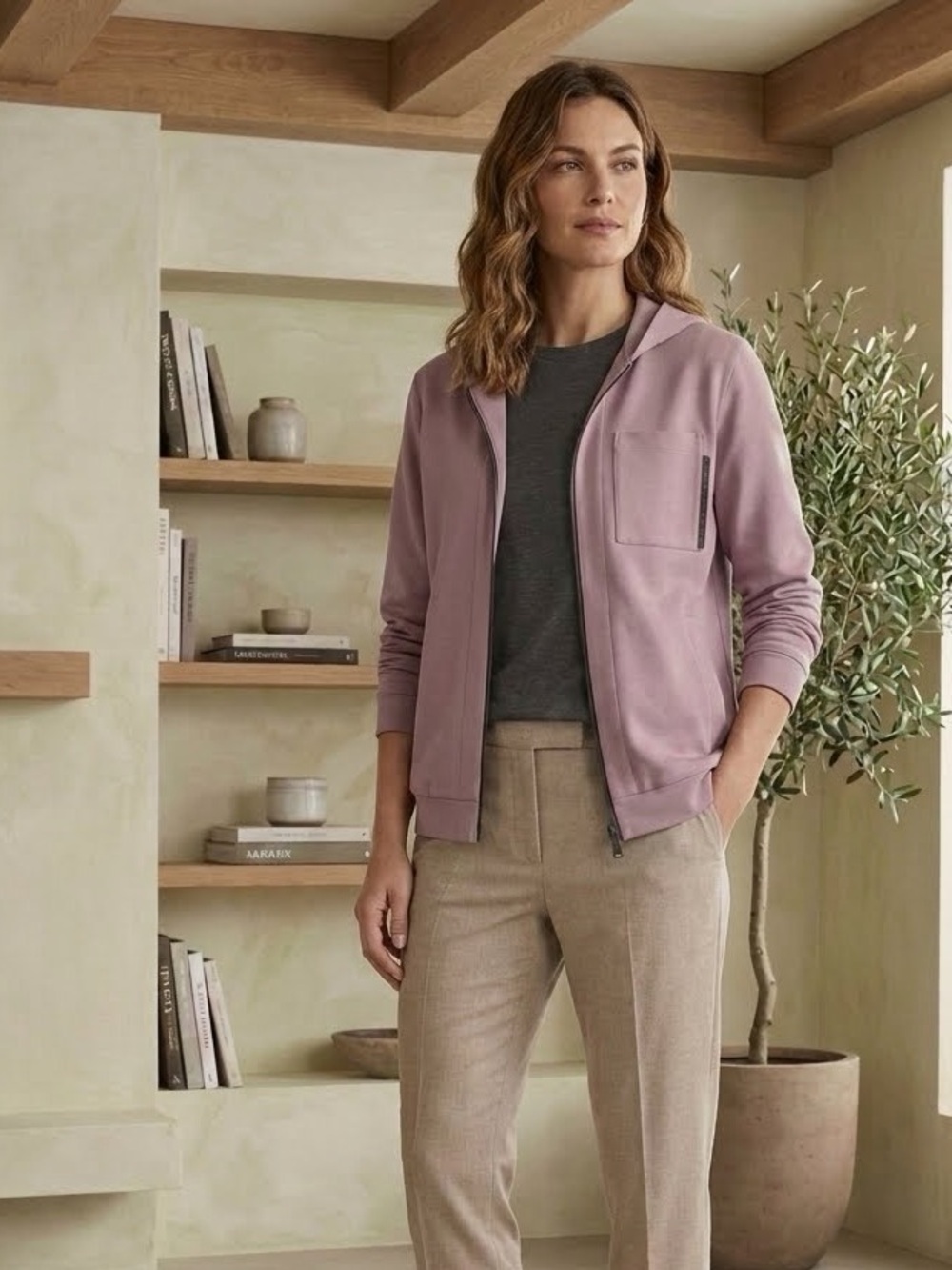 brunello cucinelli zip hoodie jacket